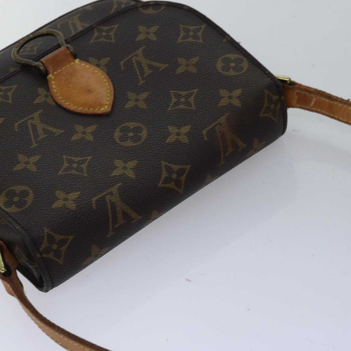 LOUIS VUITTON Monogram Saint Cloud MM Shoulder Bag M51243 LV 75029