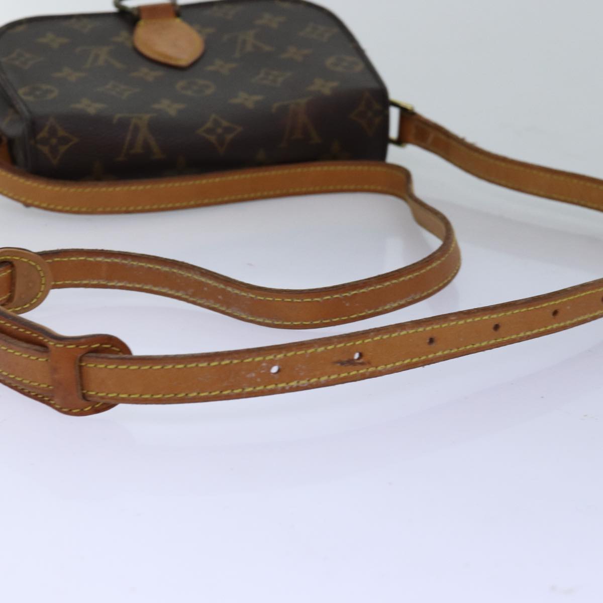 LOUIS VUITTON Monogram Saint Cloud MM Shoulder Bag M51243 LV 75029