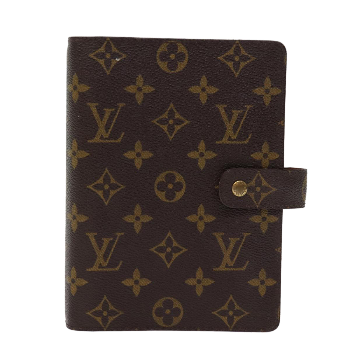 LOUIS VUITTON Monogram Agenda MM Day Planner Cover R20105 LV 75037