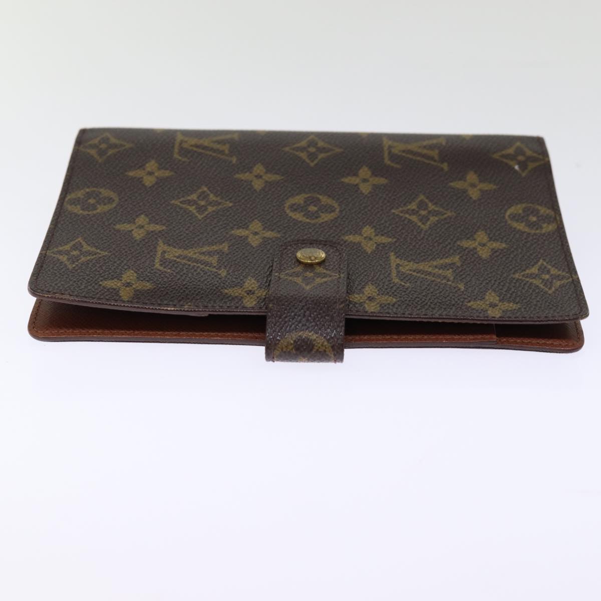 LOUIS VUITTON Monogram Agenda MM Day Planner Cover R20105 LV 75037