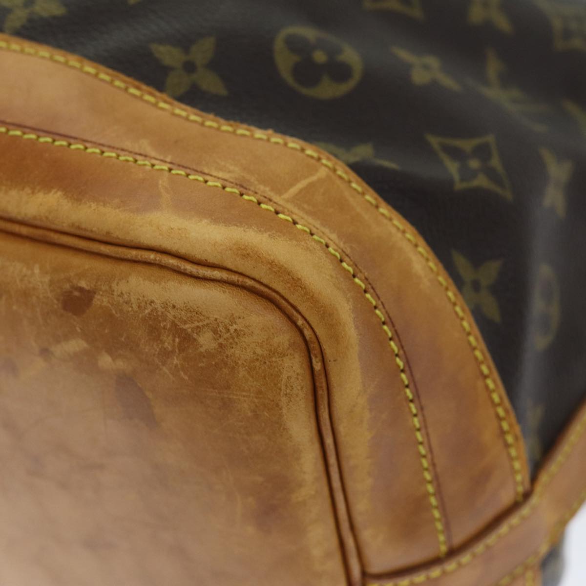 LOUIS VUITTON Monogram Noe Shoulder Bag M42224 LV 75064