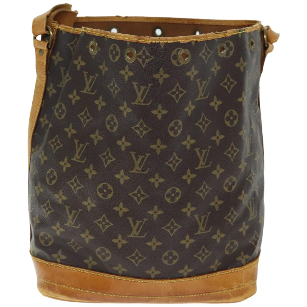 LOUIS VUITTON Monogram Noe Shoulder Bag M42224 LV 75064