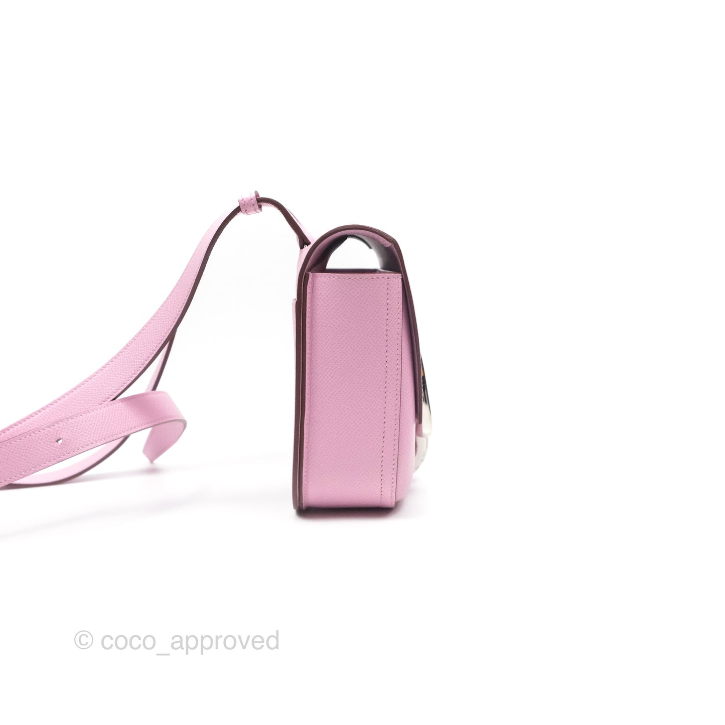 Hermès Della Cavalleria Mini Bag Mauve Sylvestre X9 Epsom Palladium Hardware