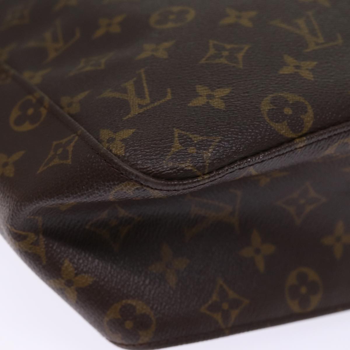 LOUIS VUITTON Monogram Looping GM Shoulder Bag M51145 LV 75079