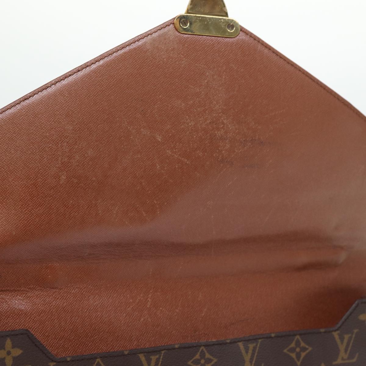 LOUIS VUITTON Monogram Porte Documents Bandouliere Bag M53338 LV 75081