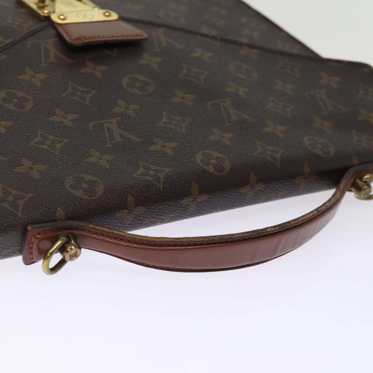 LOUIS VUITTON Monogram Porte Documents Bandouliere Bag M53338 LV 75081