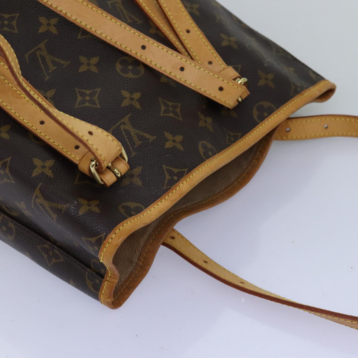 LOUIS VUITTON Monogram Bucket GM Shoulder Bag M42236 LV 75082
