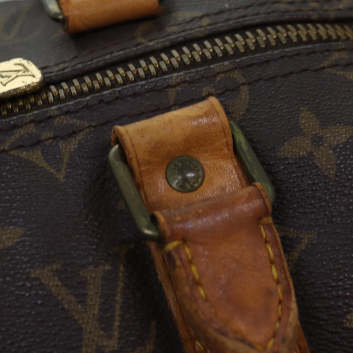 LOUIS VUITTON Monogram Keepall 50 Boston Bag M41426 LV 75089