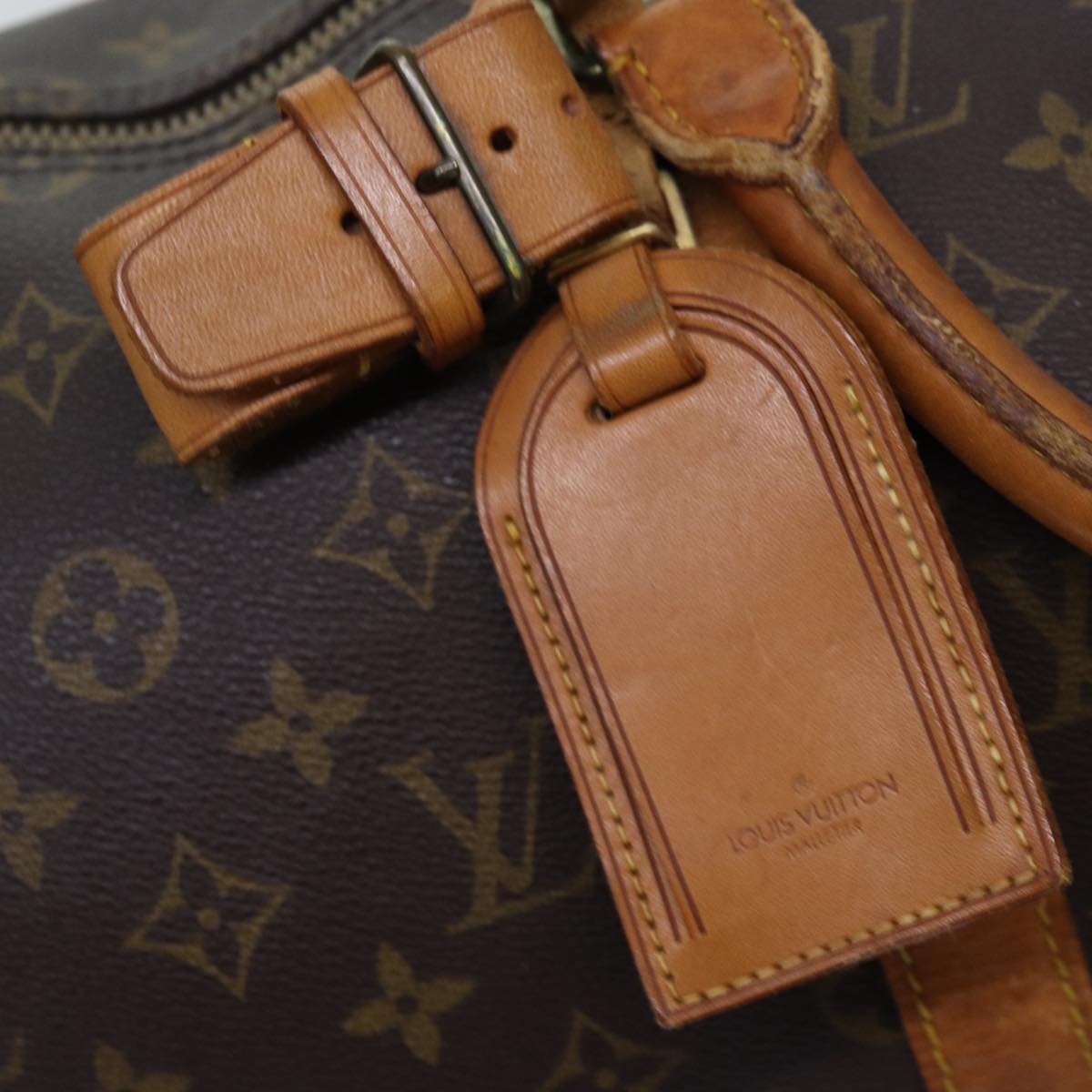 LOUIS VUITTON Monogram Keepall 50 Boston Bag M41426 LV 75089