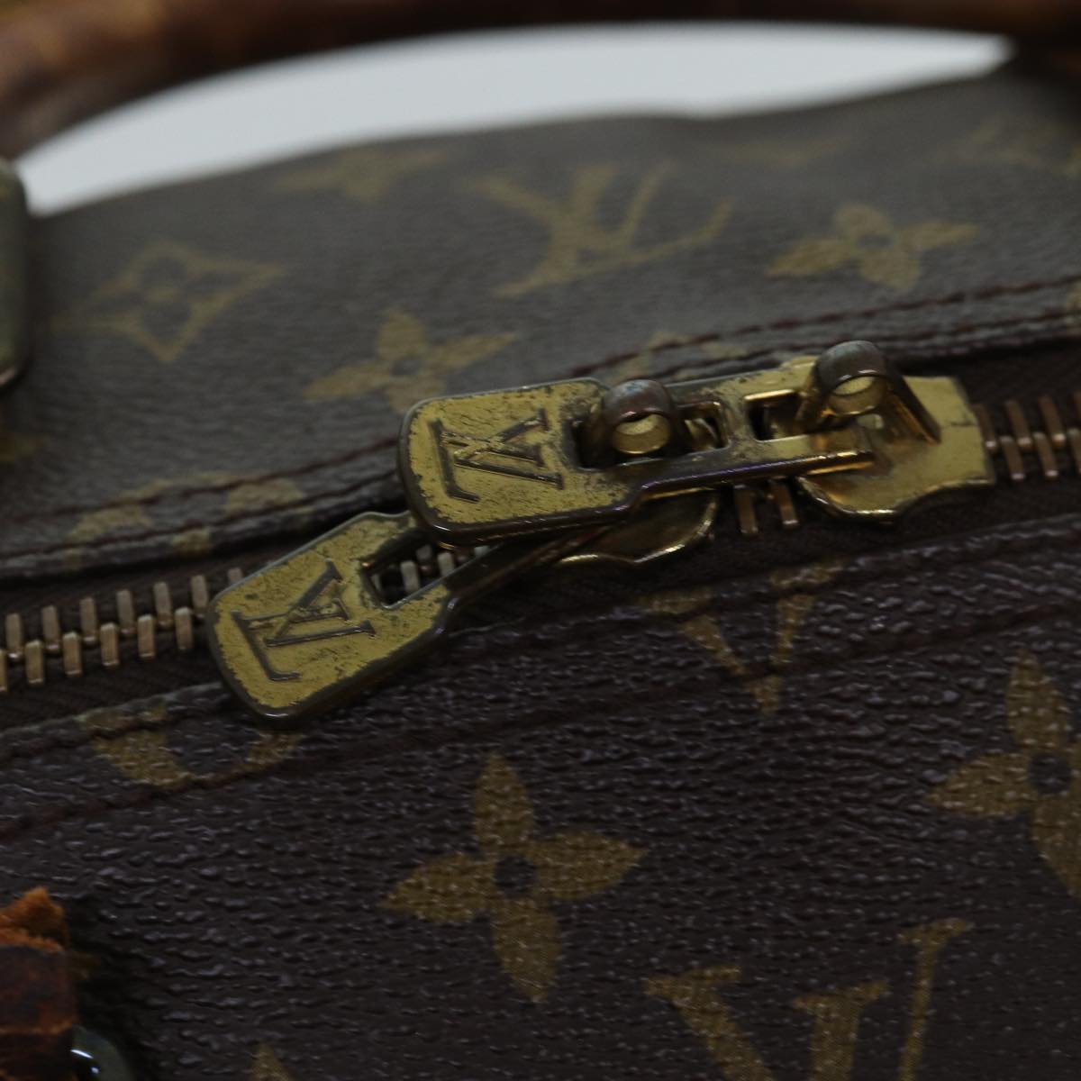 LOUIS VUITTON Monogram Keepall 50 Boston Bag M41426 LV 75091