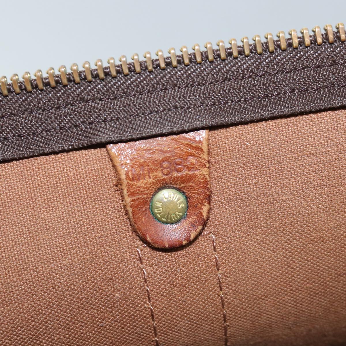 LOUIS VUITTON Monogram Keepall 50 Boston Bag M41426 LV 75091