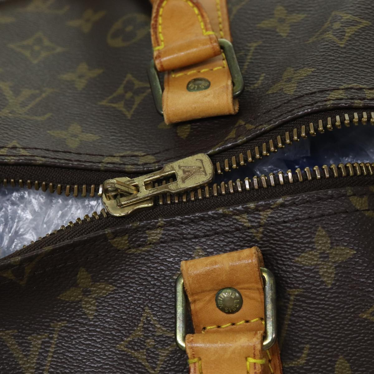 LOUIS VUITTON Monogram Keepall Bandouliere 55 Boston Bag M41414 LV 75092