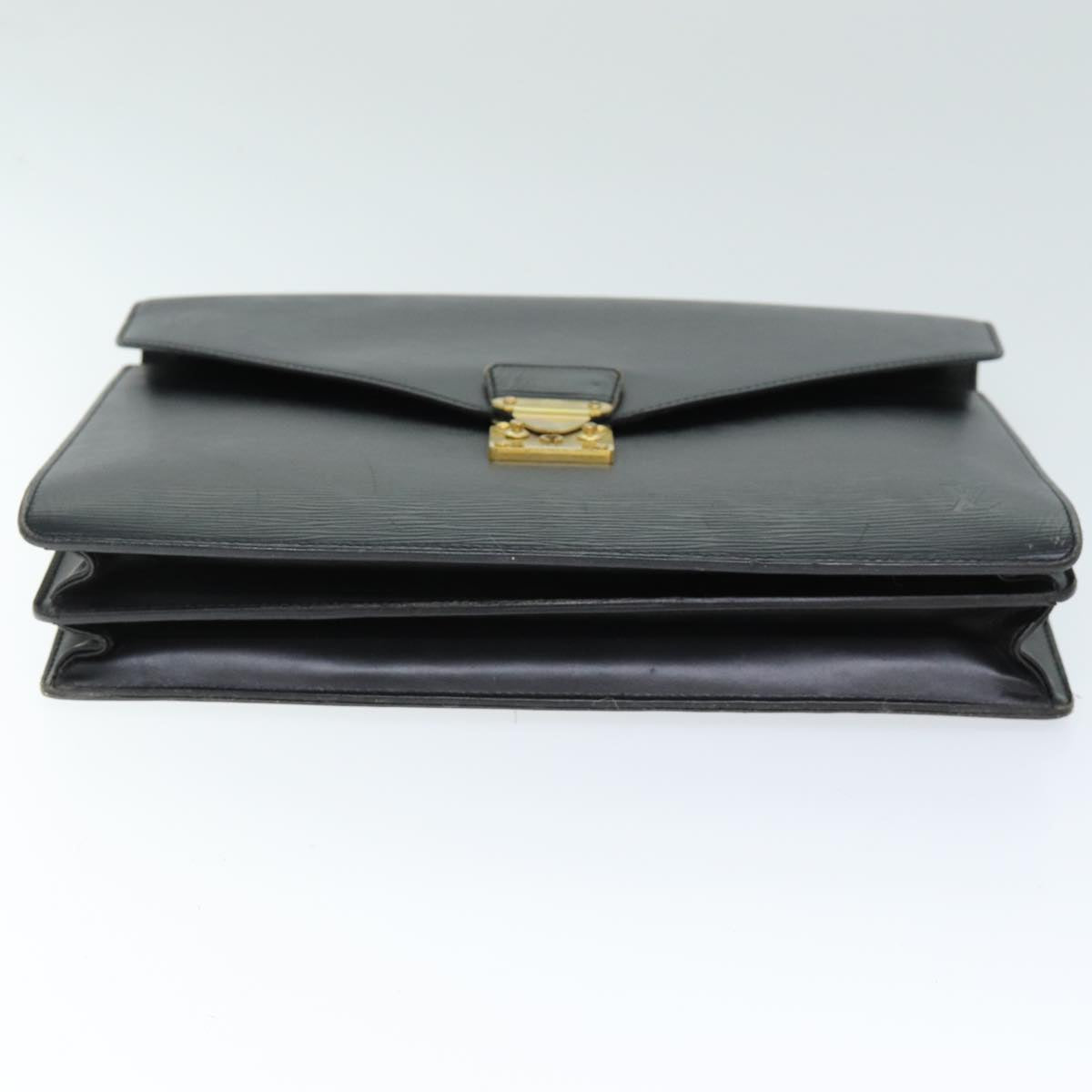 LOUIS VUITTON Epi Serviette Conseiller Briefcase Black M54422 LV 75093