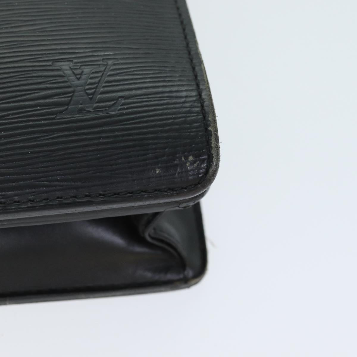 LOUIS VUITTON Epi Serviette Conseiller Briefcase Black M54422 LV 75093