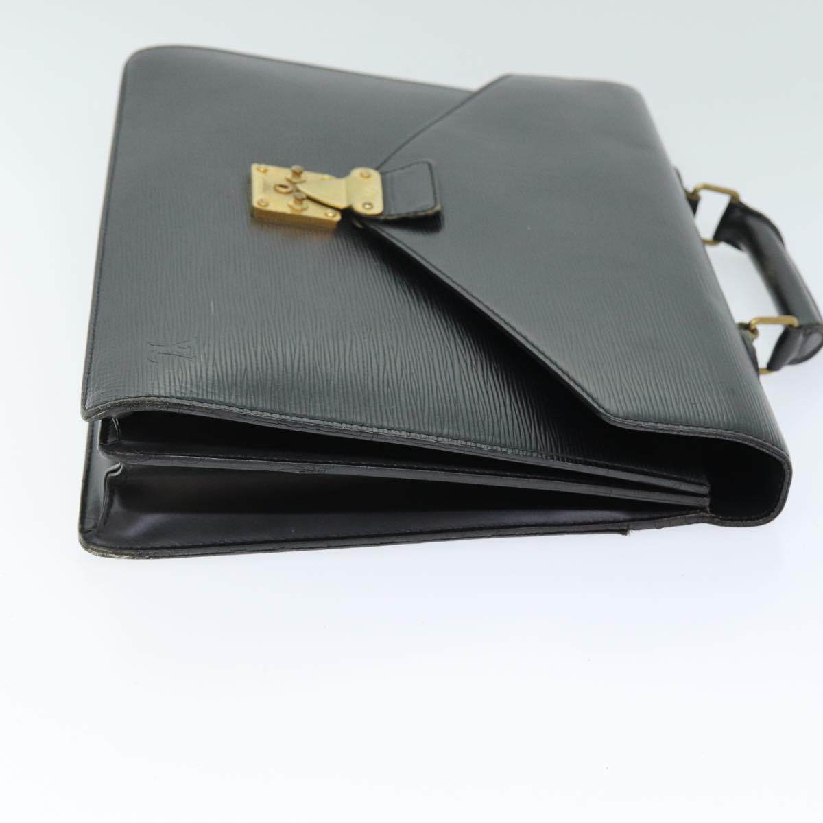 LOUIS VUITTON Epi Serviette Conseiller Briefcase Black M54422 LV 75093