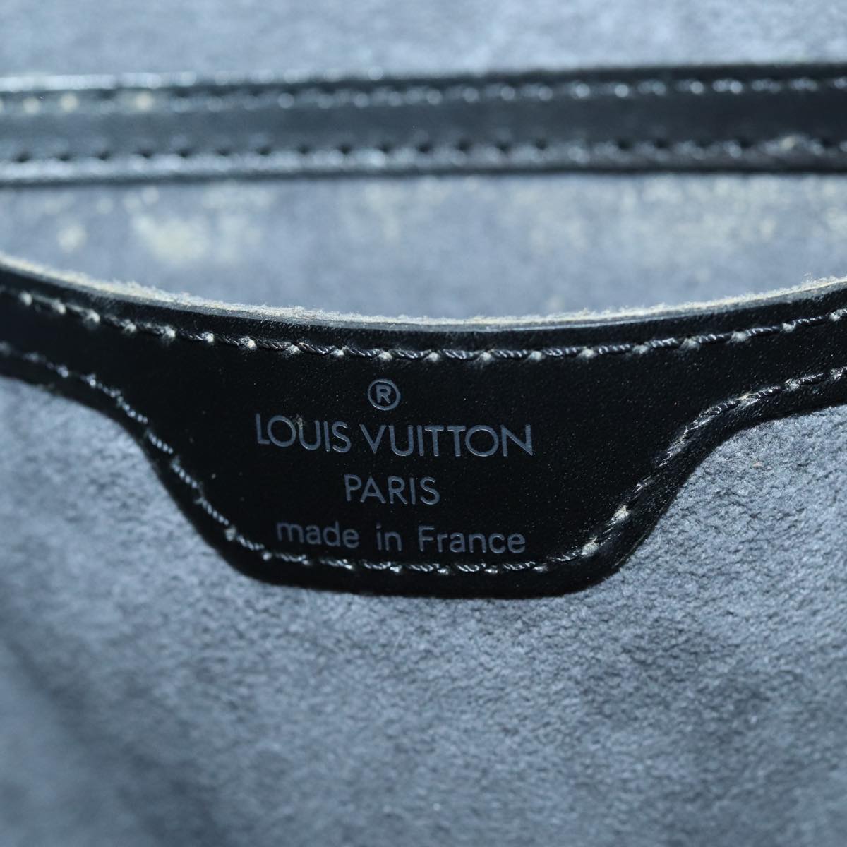 LOUIS VUITTON Epi Saint Jacques Hand Bag Black M52272 LV 75094