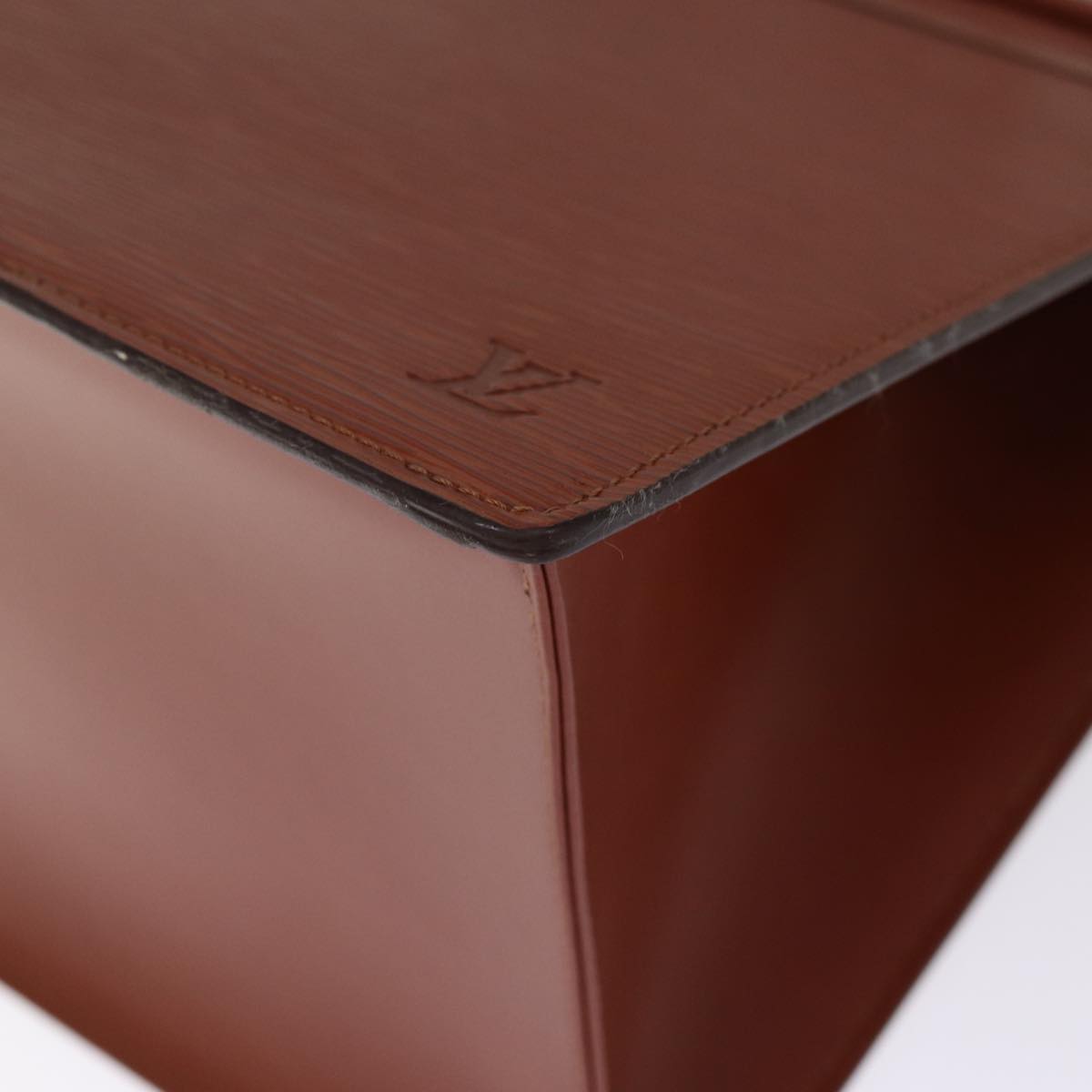LOUIS VUITTON Epi Riviera Hand Bag Brown M48183 LV 75100