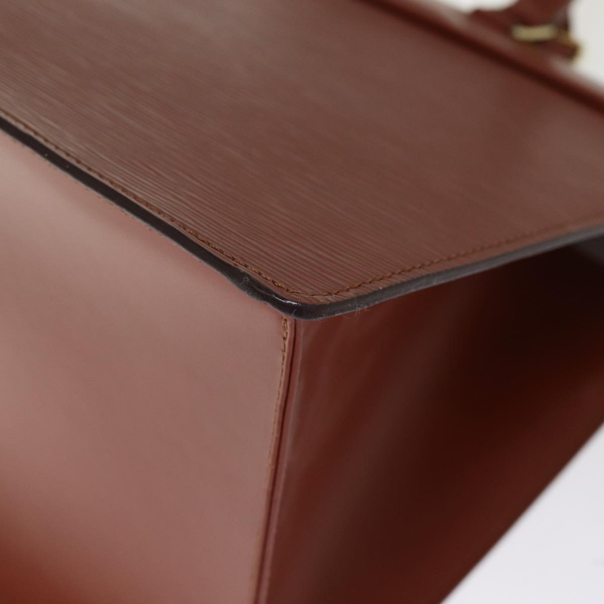 LOUIS VUITTON Epi Riviera Hand Bag Brown M48183 LV 75100