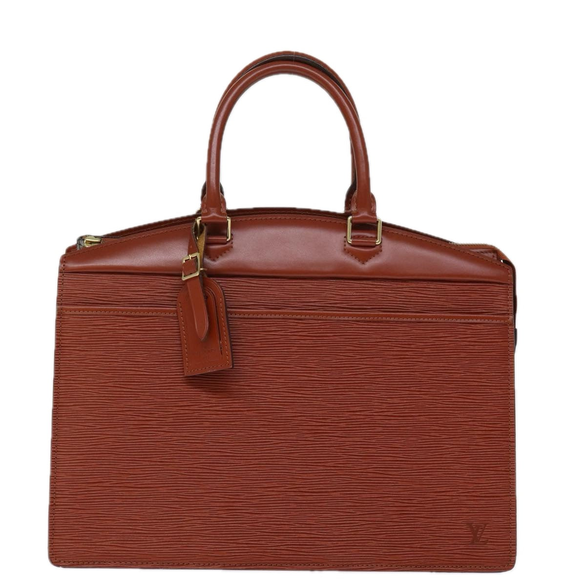 LOUIS VUITTON Epi Riviera Hand Bag Brown M48183 LV 75100