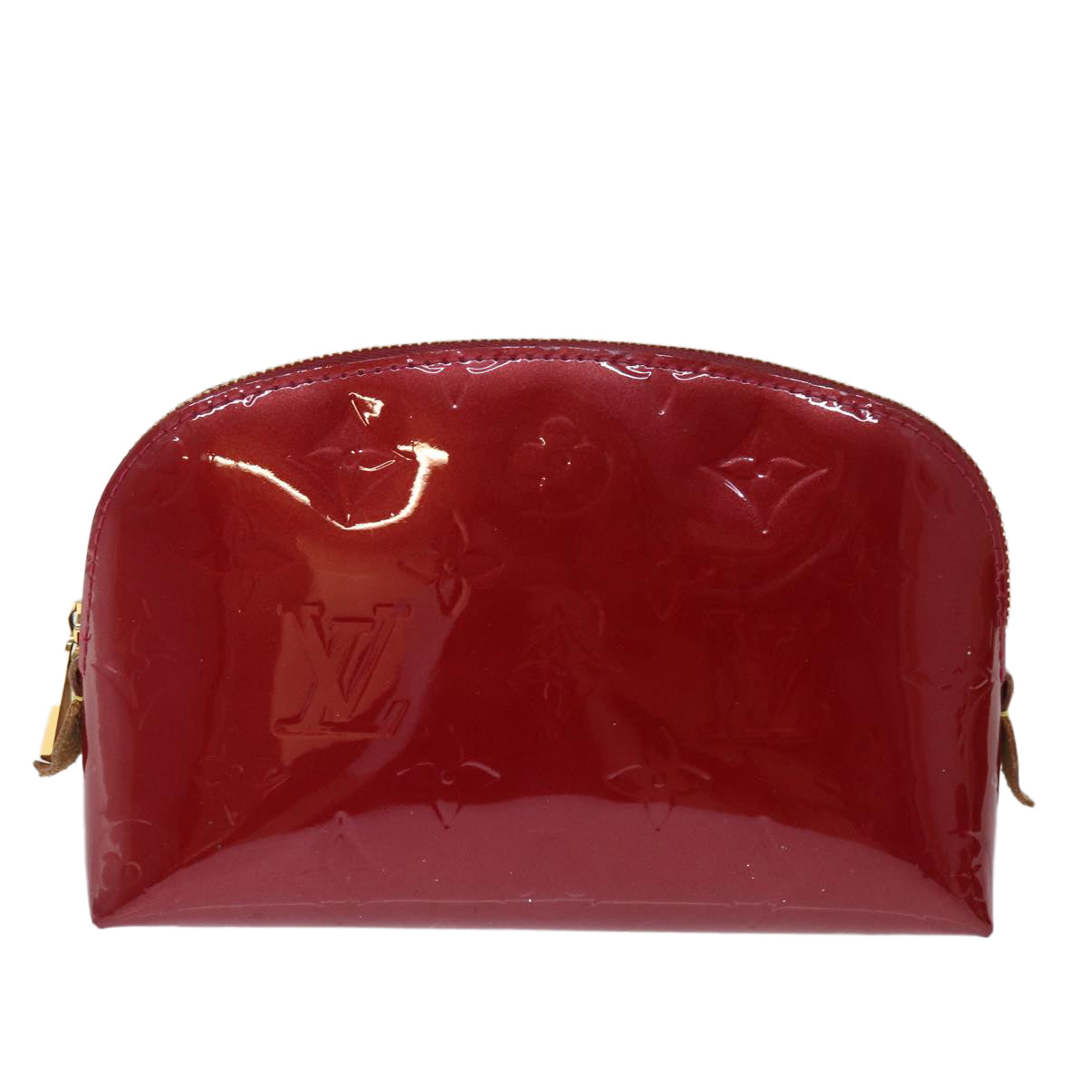 LOUIS VUITTON Vernis Pochette Cosmetic Pouch Pomme D'amour M91496 LV 75151