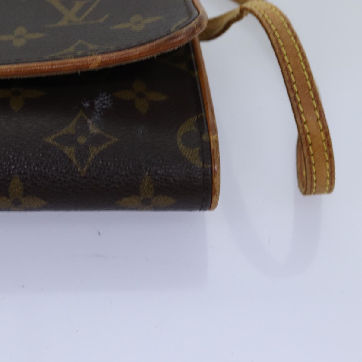 LOUIS VUITTON Monogram Pochette Twin GM Shoulder Bag M51852 LV 75154