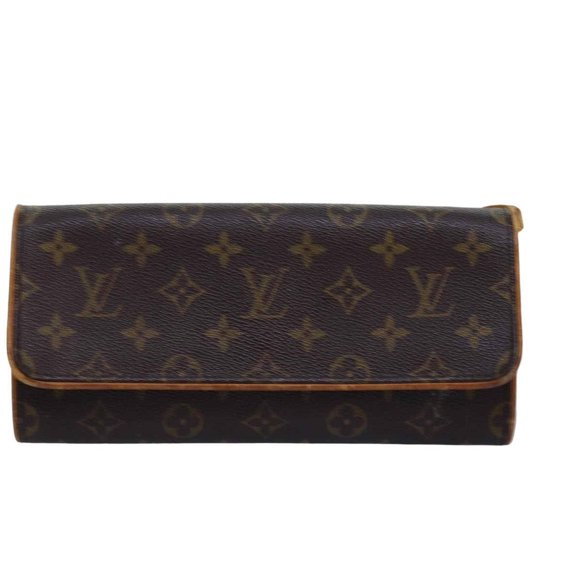 LOUIS VUITTON Monogram Pochette Twin GM Shoulder Bag M51852 LV 75154