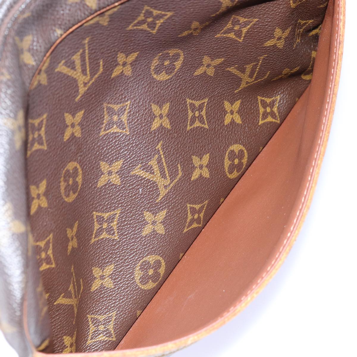 LOUIS VUITTON Monogram Compiegne 28 Clutch Bag M51845 LV 75160