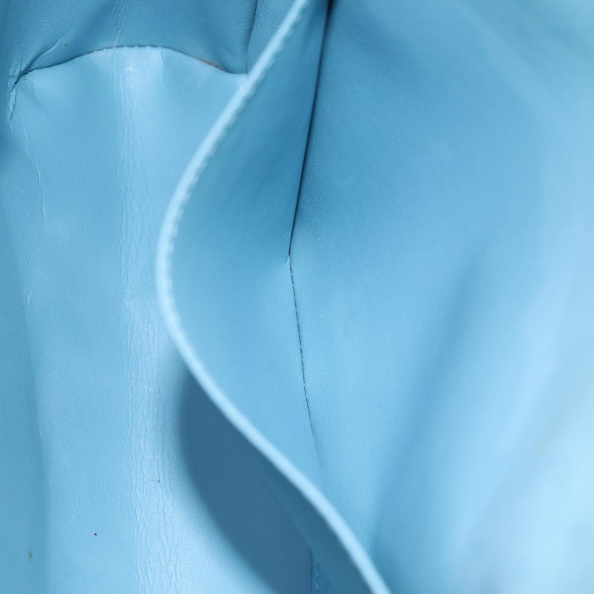 LOUIS VUITTON Monogram Vernis Thompson Street Bag Baby Blue M91009 75164