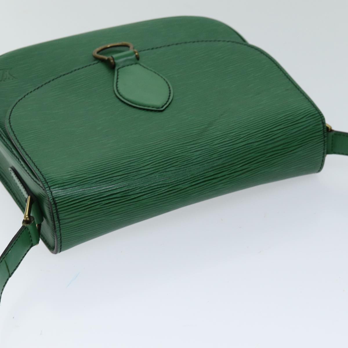 LOUIS VUITTON Epi Saint Cloud GM Shoulder Bag Green M52194 LV 75168