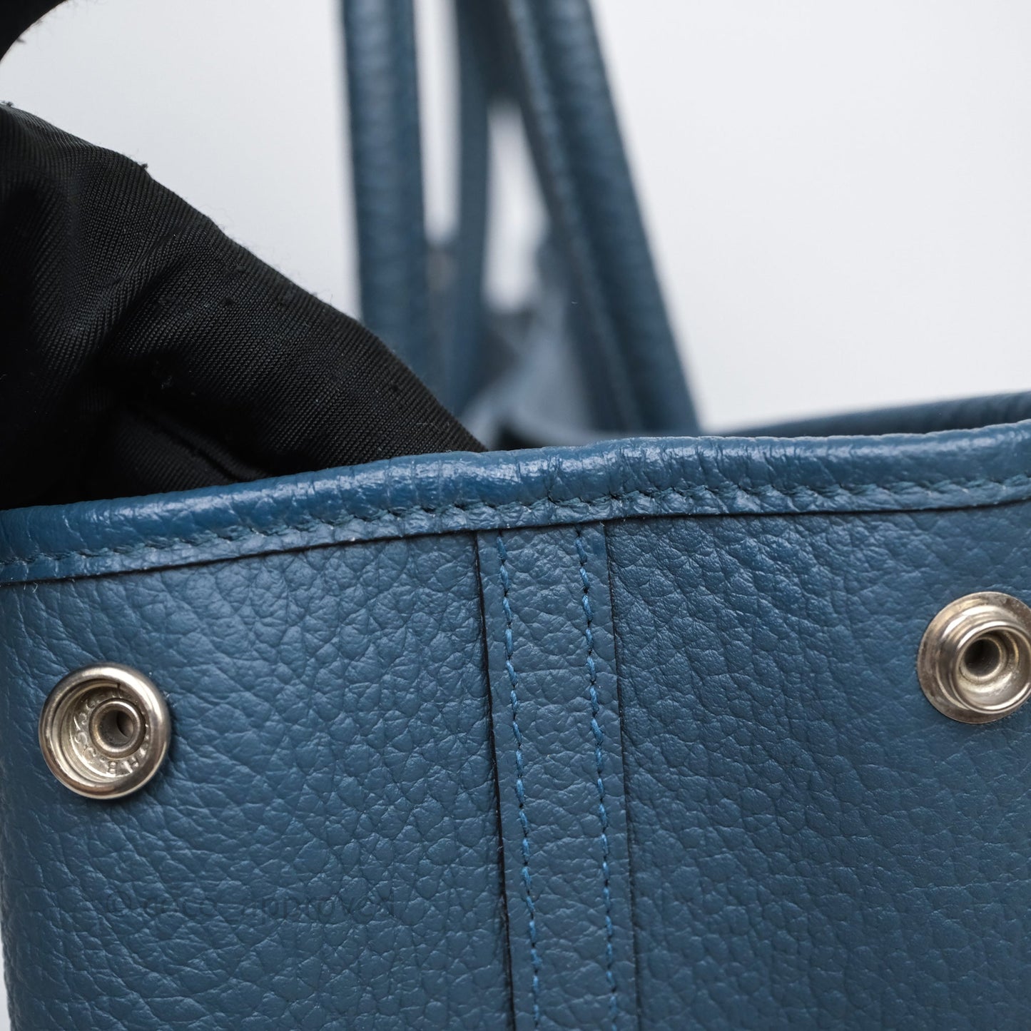 Hermès Garden Party 36 Bleu Palladium Hardware