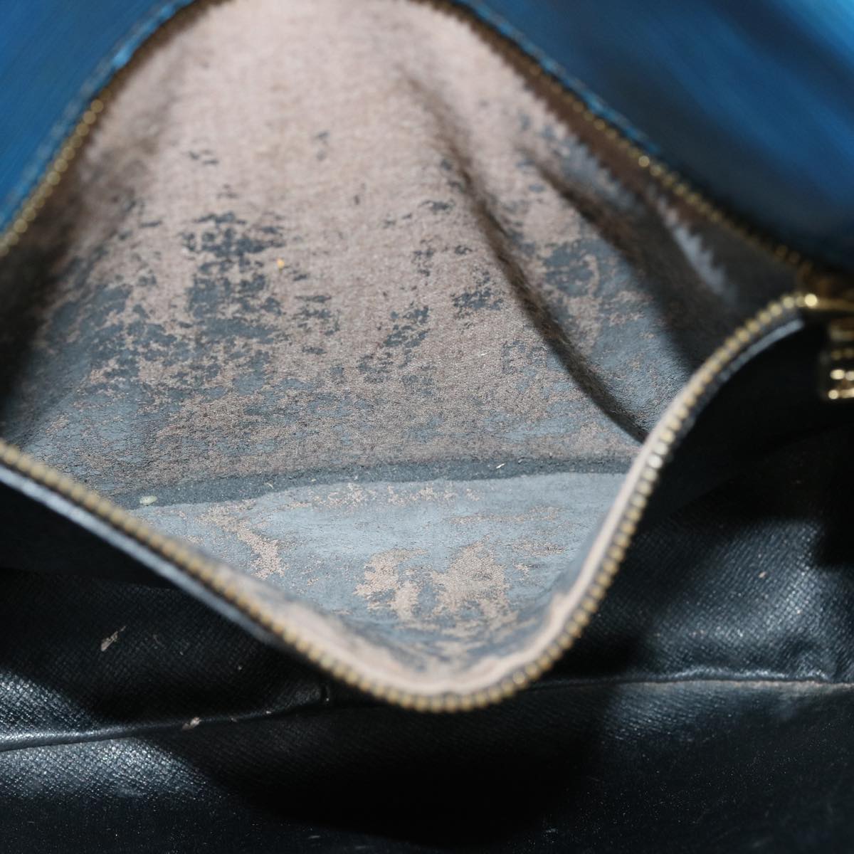 LOUIS VUITTON Epi Saint Cloud GM Shoulder Bag Toledo Blue M52195 LV 75169