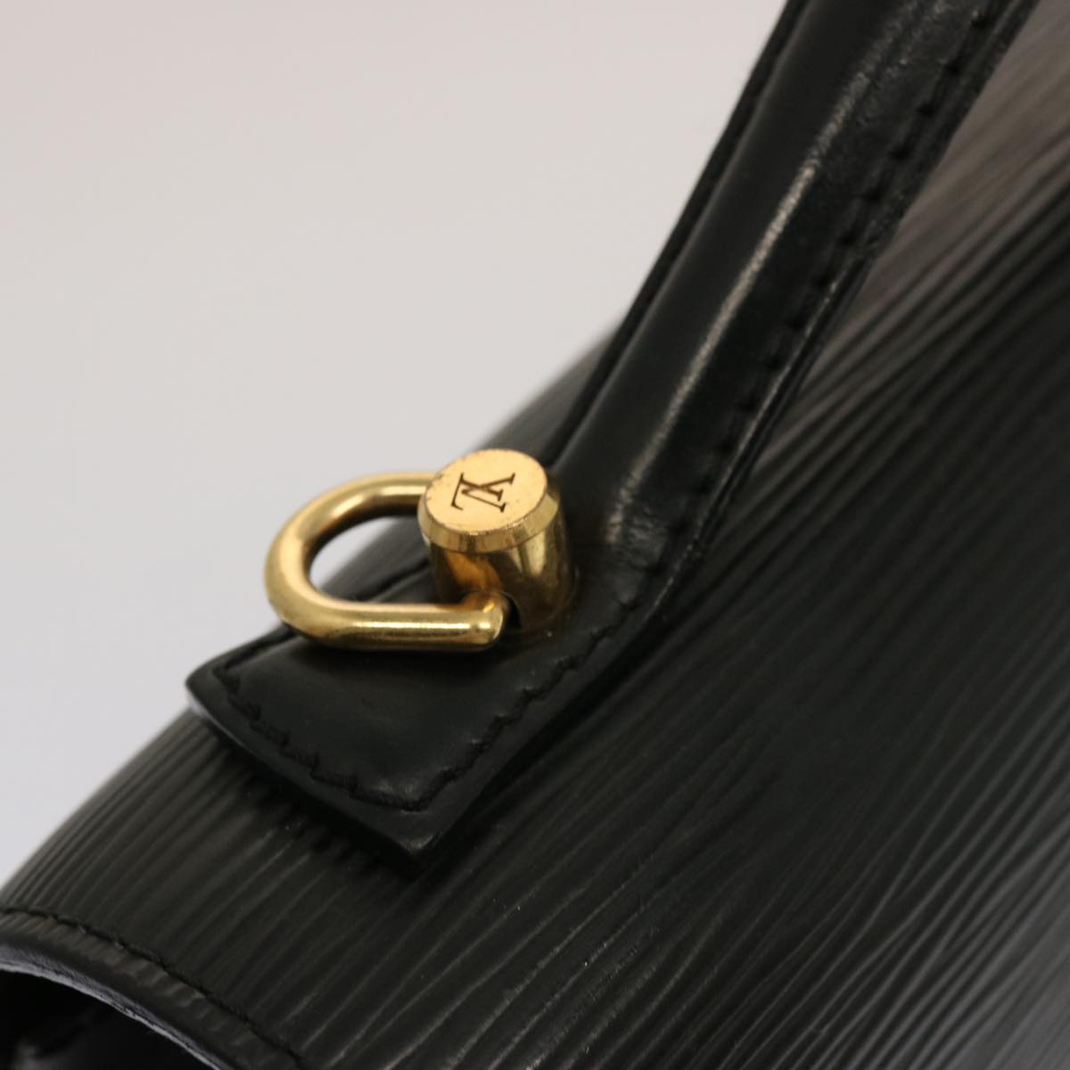LOUIS VUITTON Epi Monceau 28 Hand Bag Black M52122 LV 75170