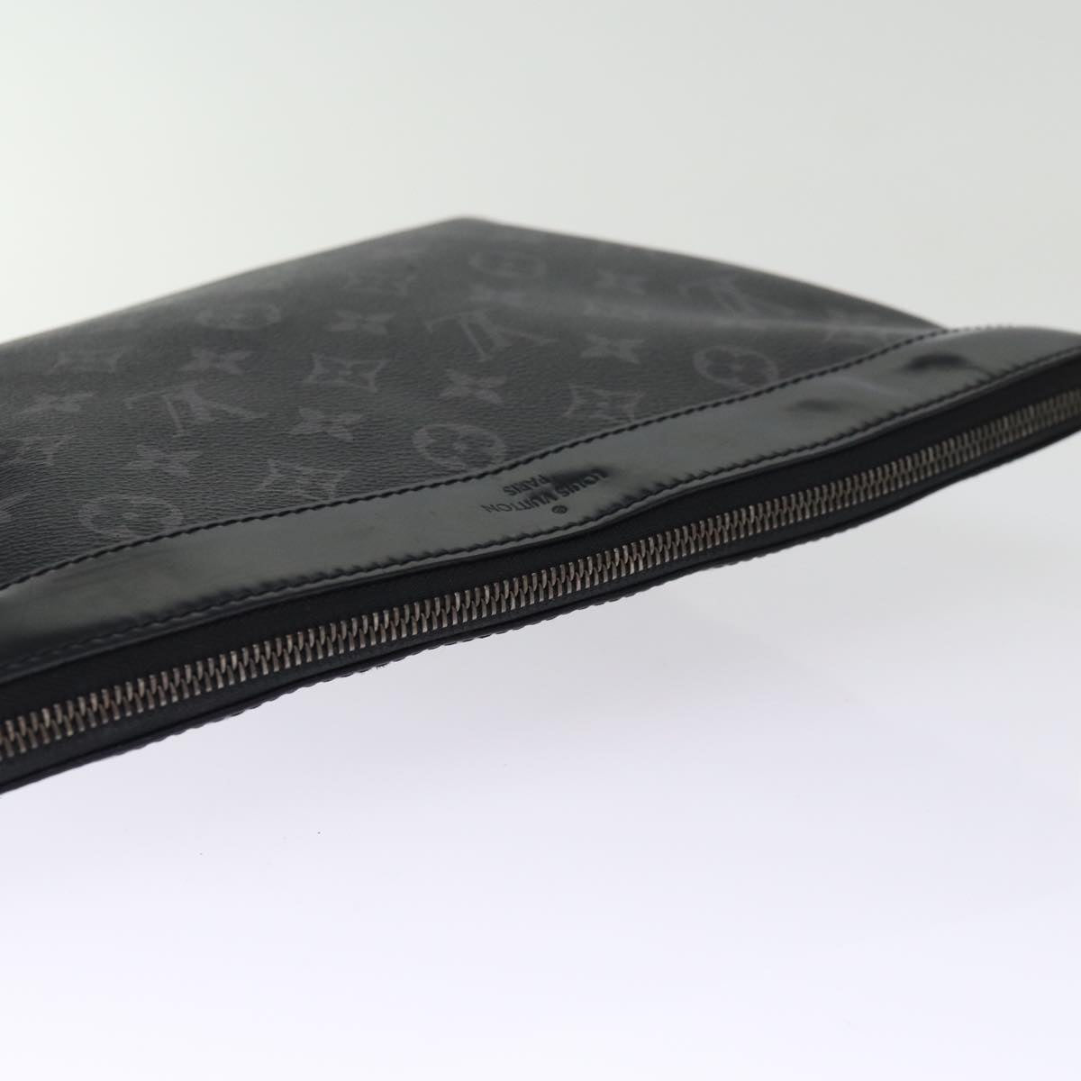 LOUIS VUITTON Monogram Eclipse Pochette Discovery Clutch Bag M62291 75173