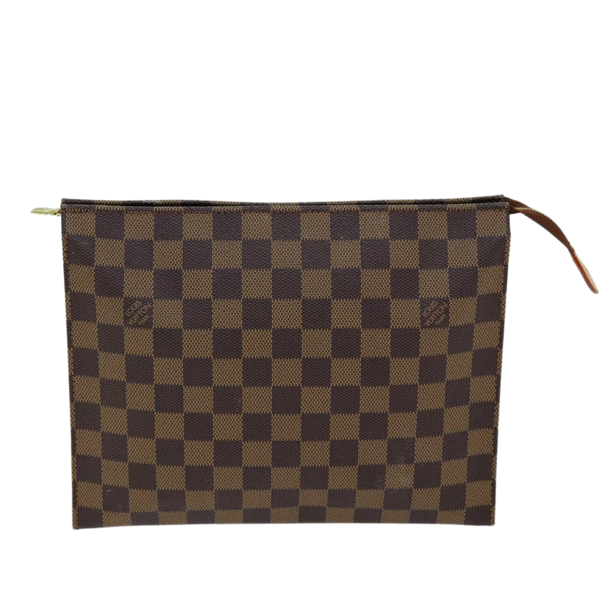 LOUIS VUITTON Damier Ebene Poche Toilette 26 Pouch N47543 LV 75175