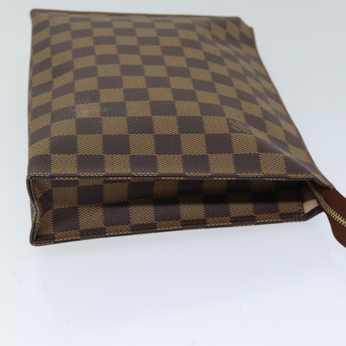 LOUIS VUITTON Damier Ebene Poche Toilette 26 Pouch N47543 LV 75175
