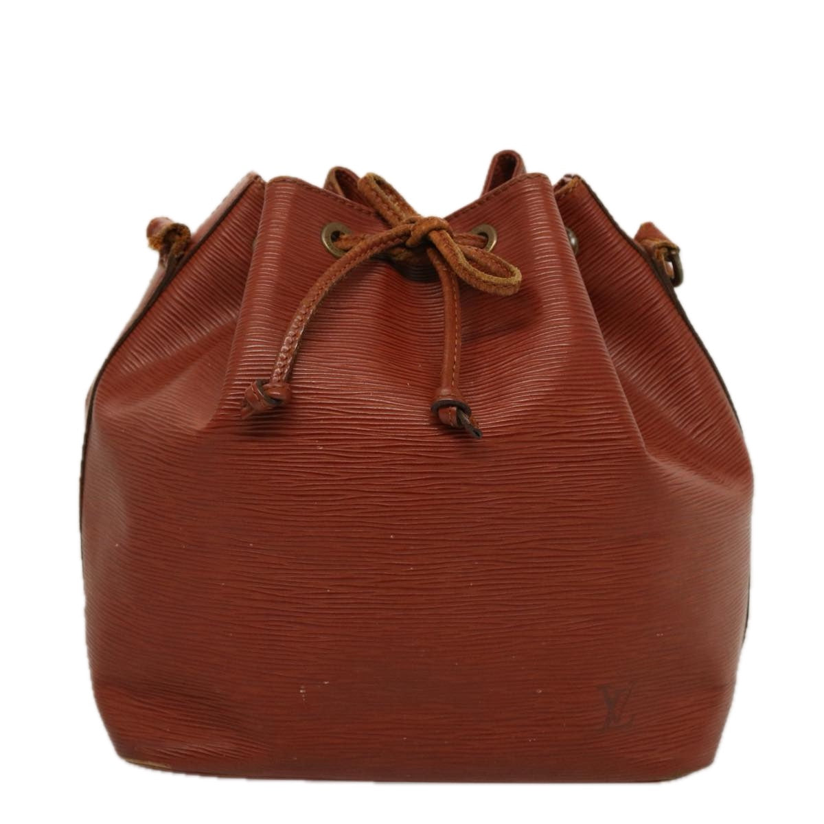 LOUIS VUITTON Epi Petit Noe Shoulder Bag Brown M44103 LV 75183