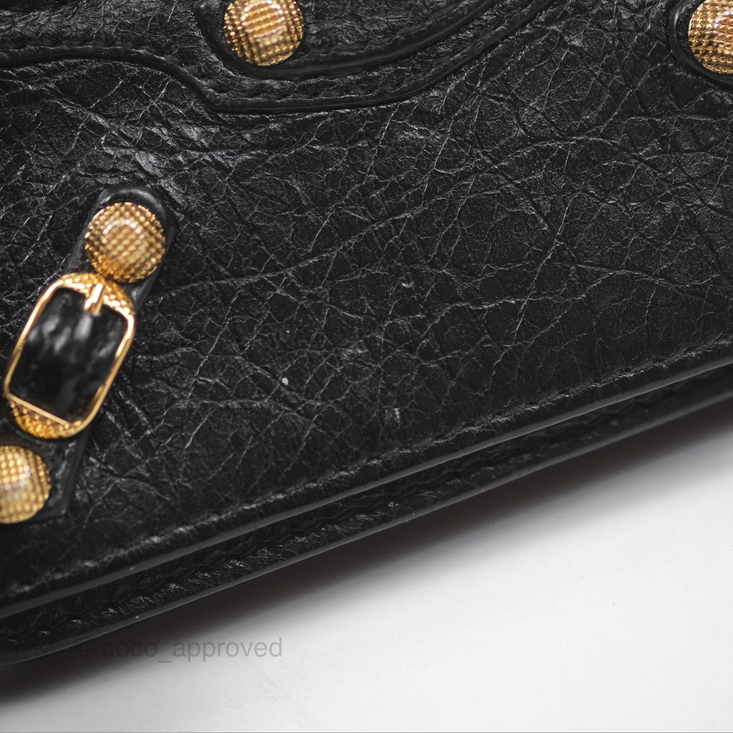 Balenciaga City Moto Bifold Cardholder Black
