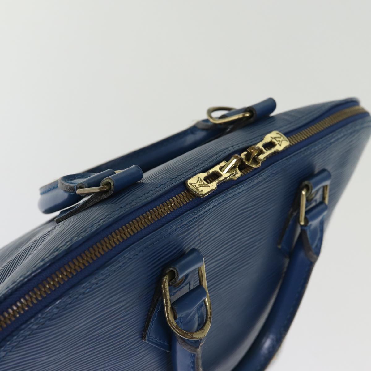 LOUIS VUITTON Epi Alma Hand Bag Toledo Blue M52145 LV 75187