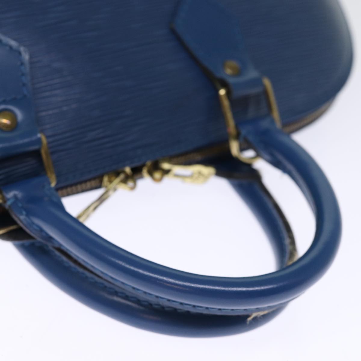 LOUIS VUITTON Epi Alma Hand Bag Toledo Blue M52145 LV 75187