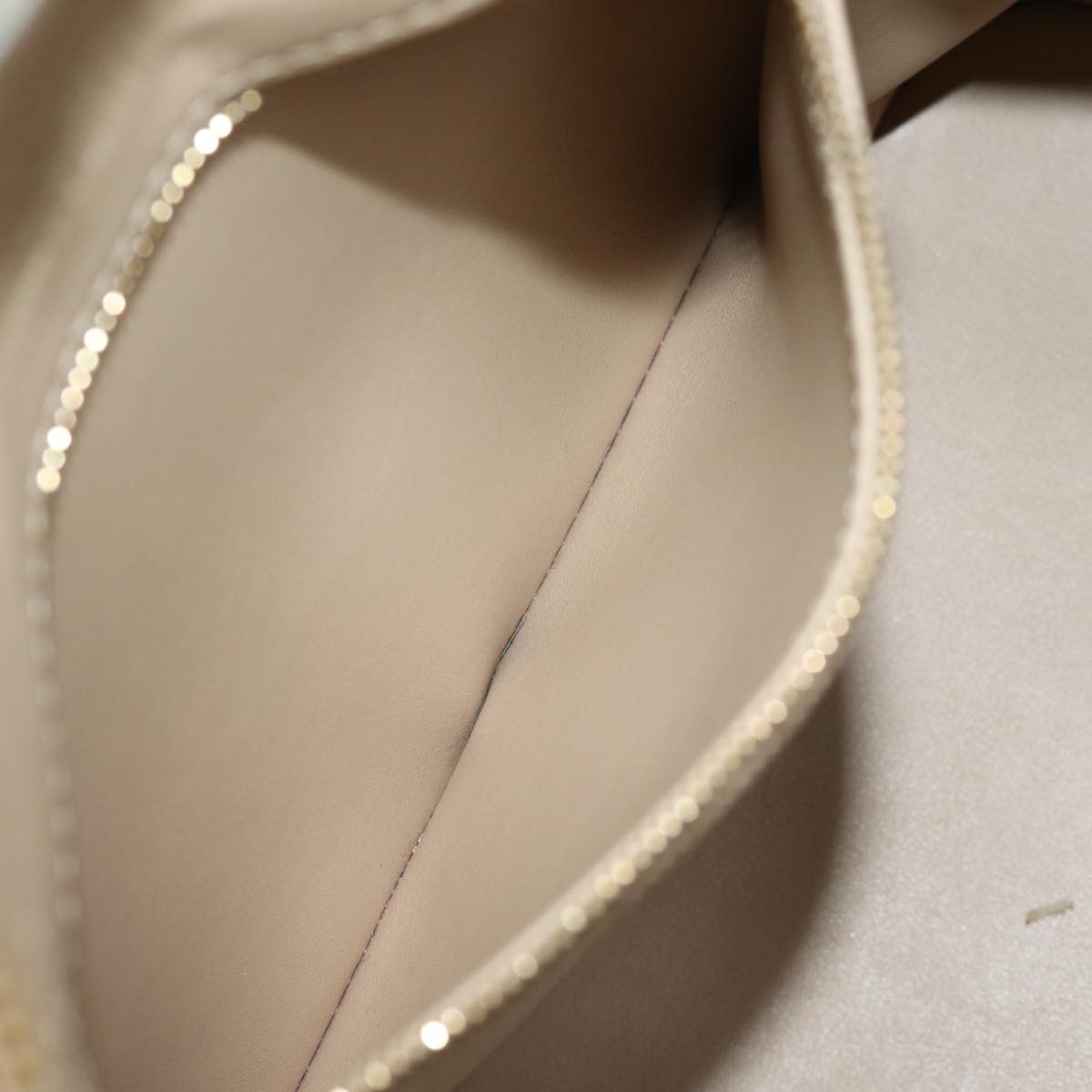 LOUIS VUITTON Monogram Vernis Houston Hand Bag Beige M91004 LV 75190