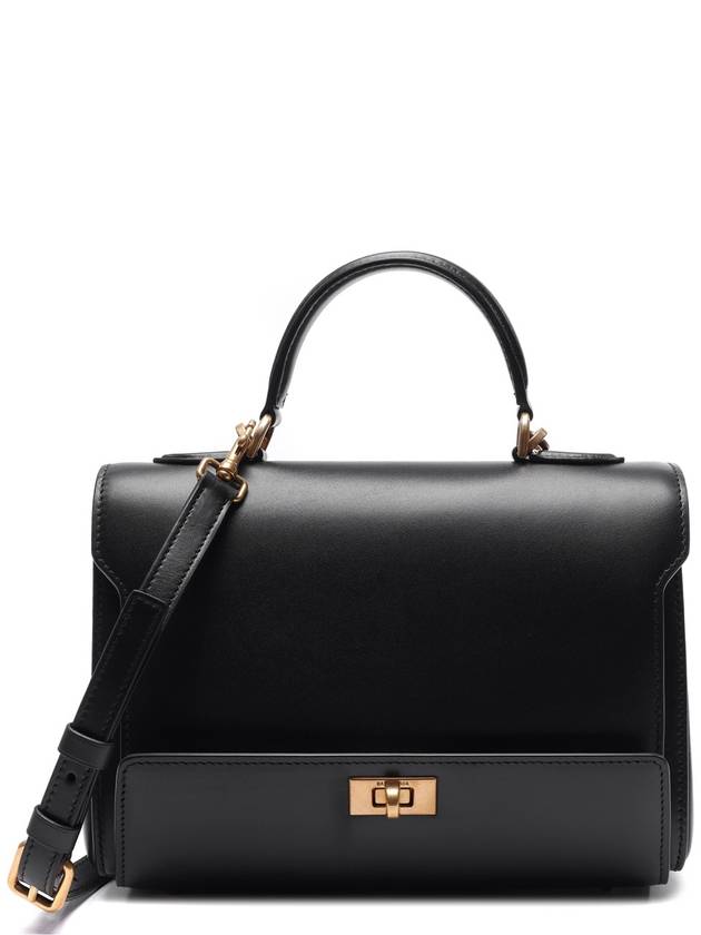 Luxury Balenciaga Small Money Tote Bag Black