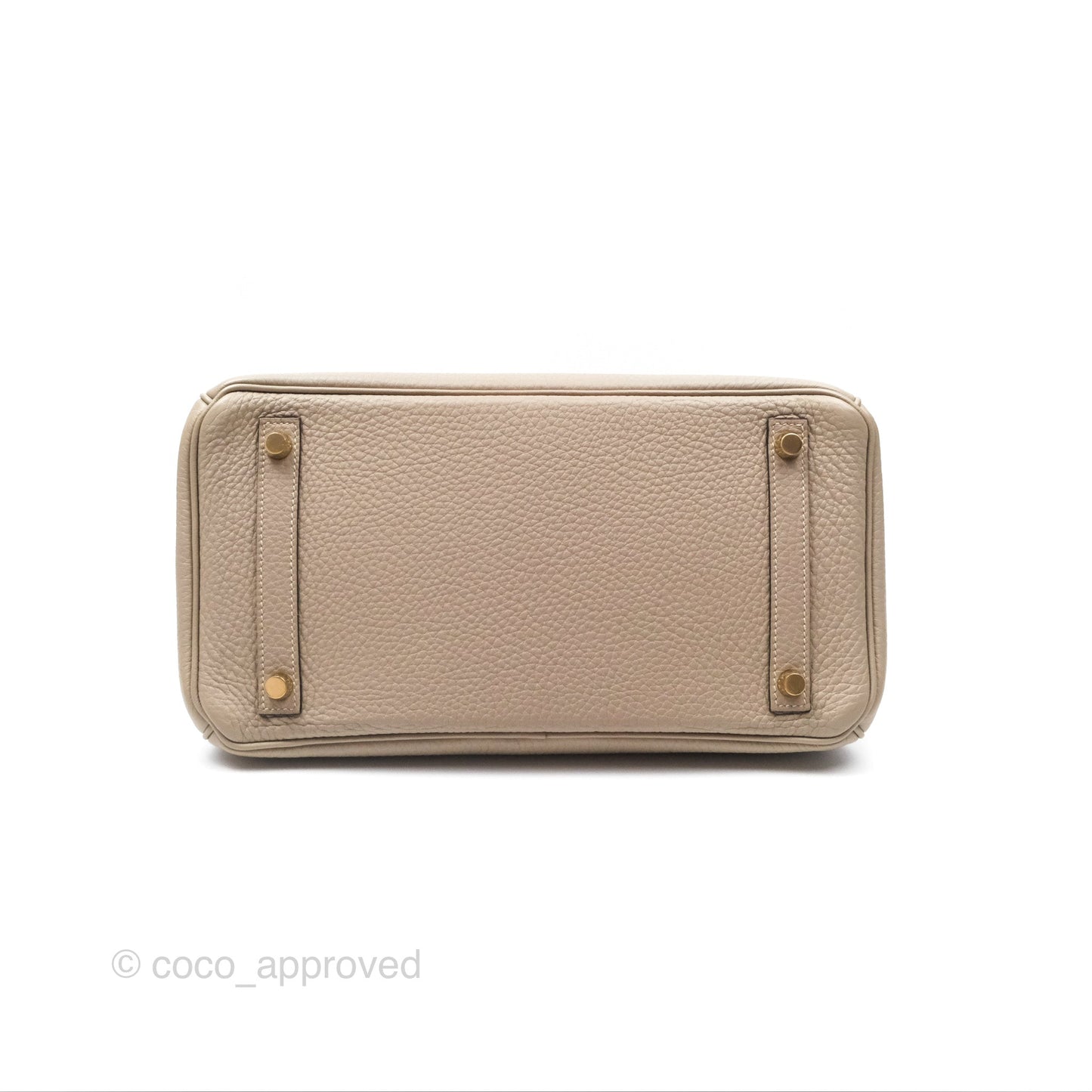 Hermès Birkin 30 Retourne Gris Tourterelle Togo Gold Hardware