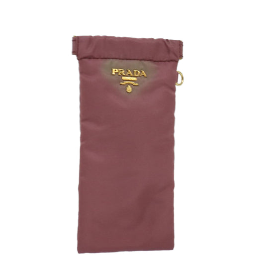 Luxury PradaGlasses Case Nylon Pink 75213