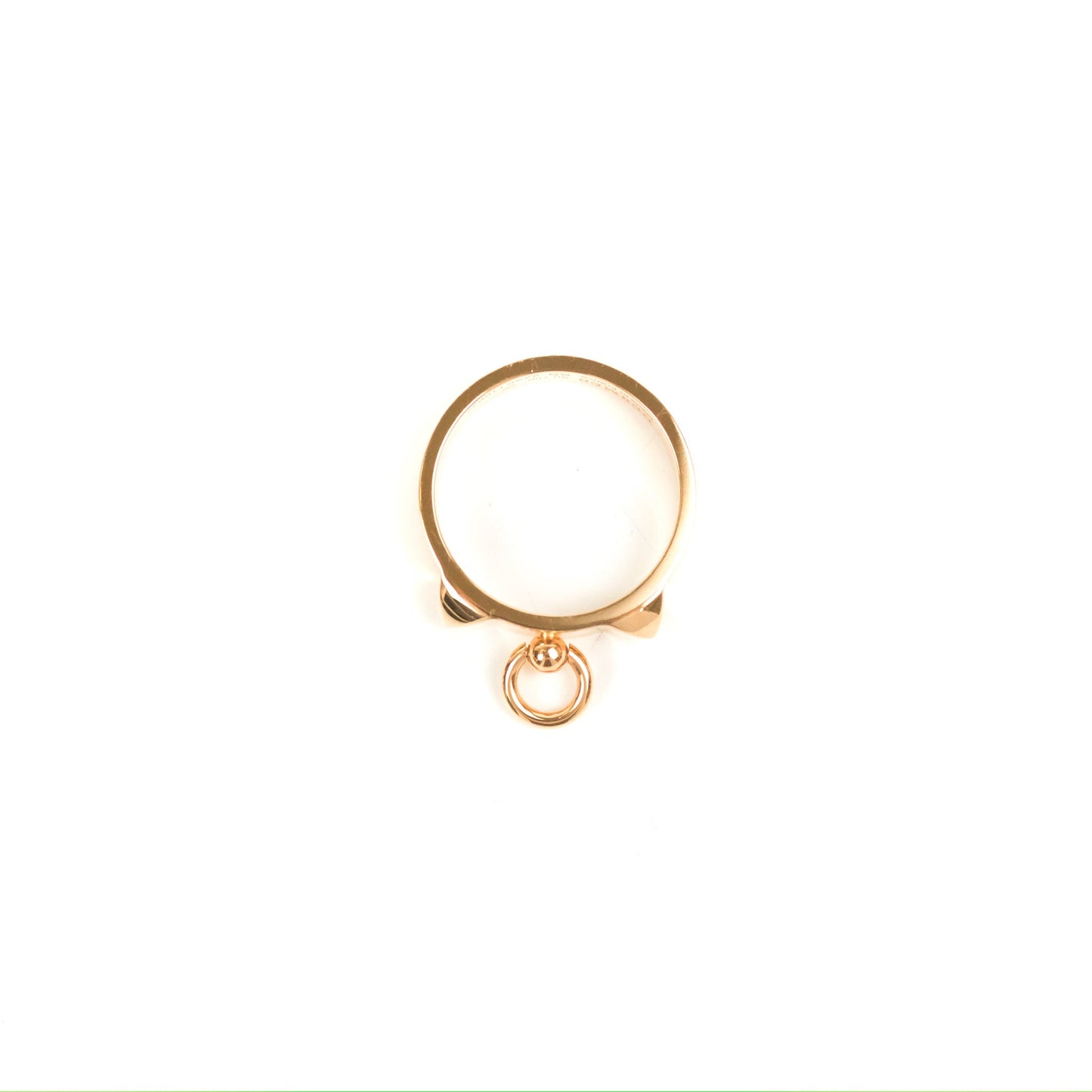 Hermes Collier de Chien Ring PM Rose Gold Size 55