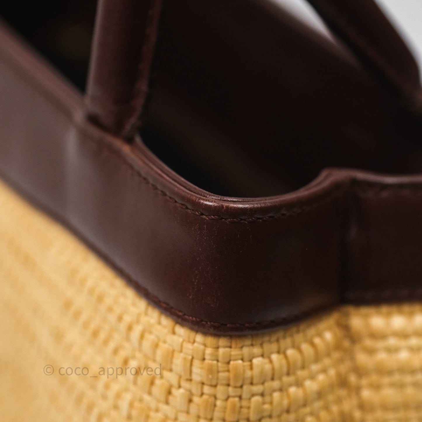Chanel Vintage Rattan Tote Bag