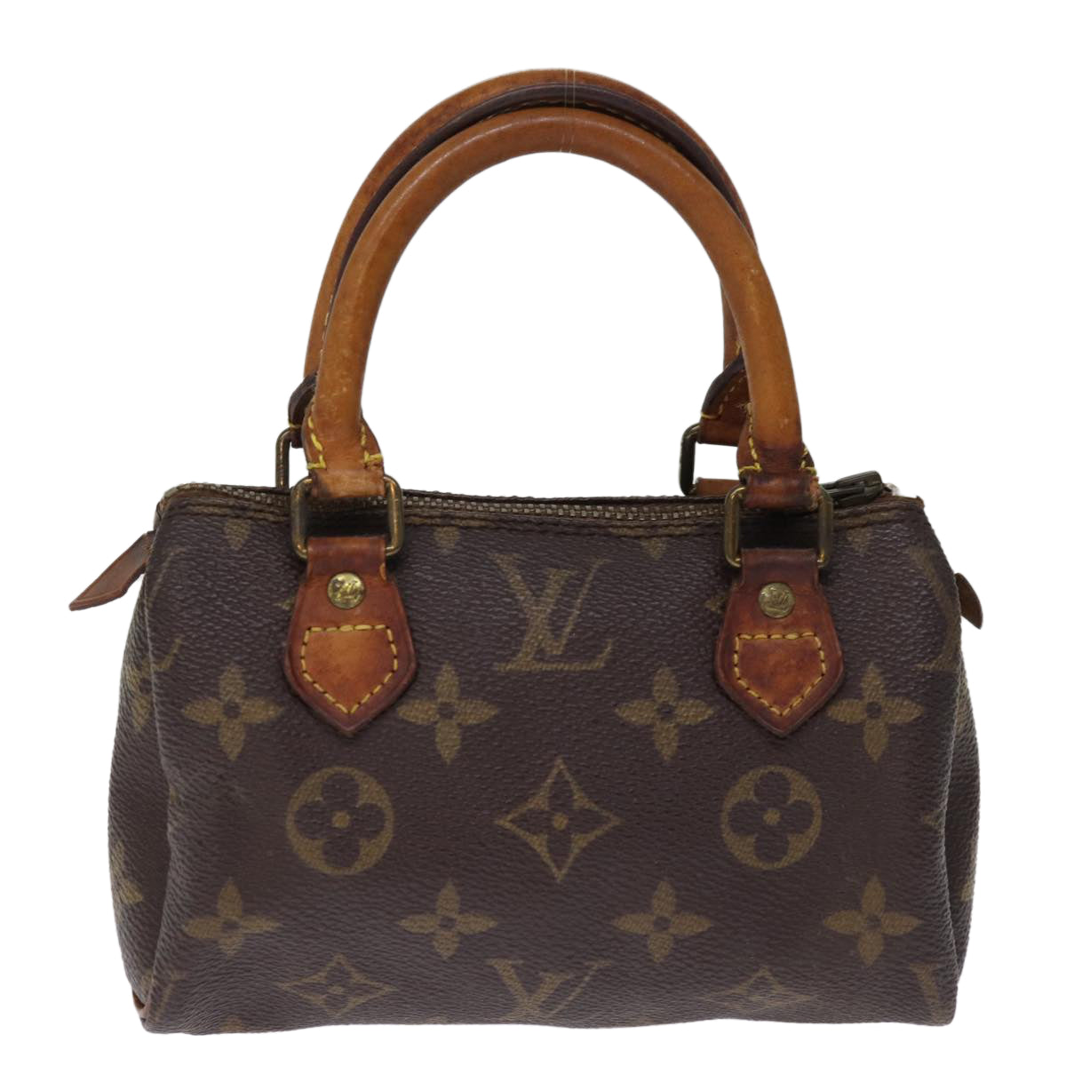 LOUIS VUITTON Monogram Mini Speedy Hand Bag M41534 LV 75249