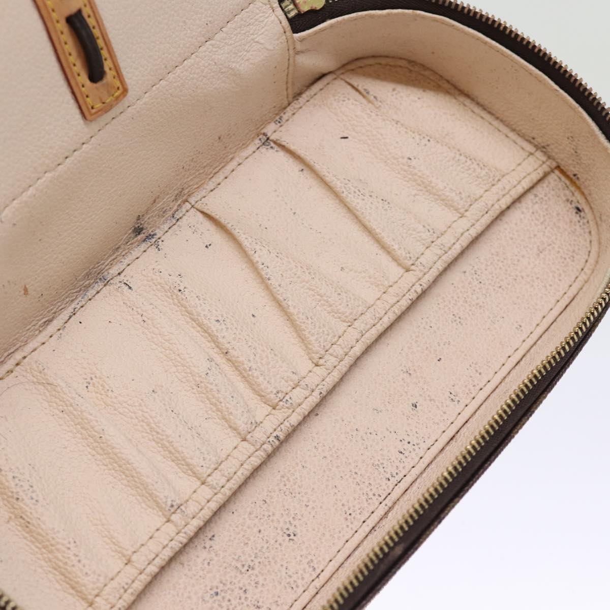 LOUIS VUITTON Monogram Trousse Brush MG Cosmetic Pouch M47505 LV 75252
