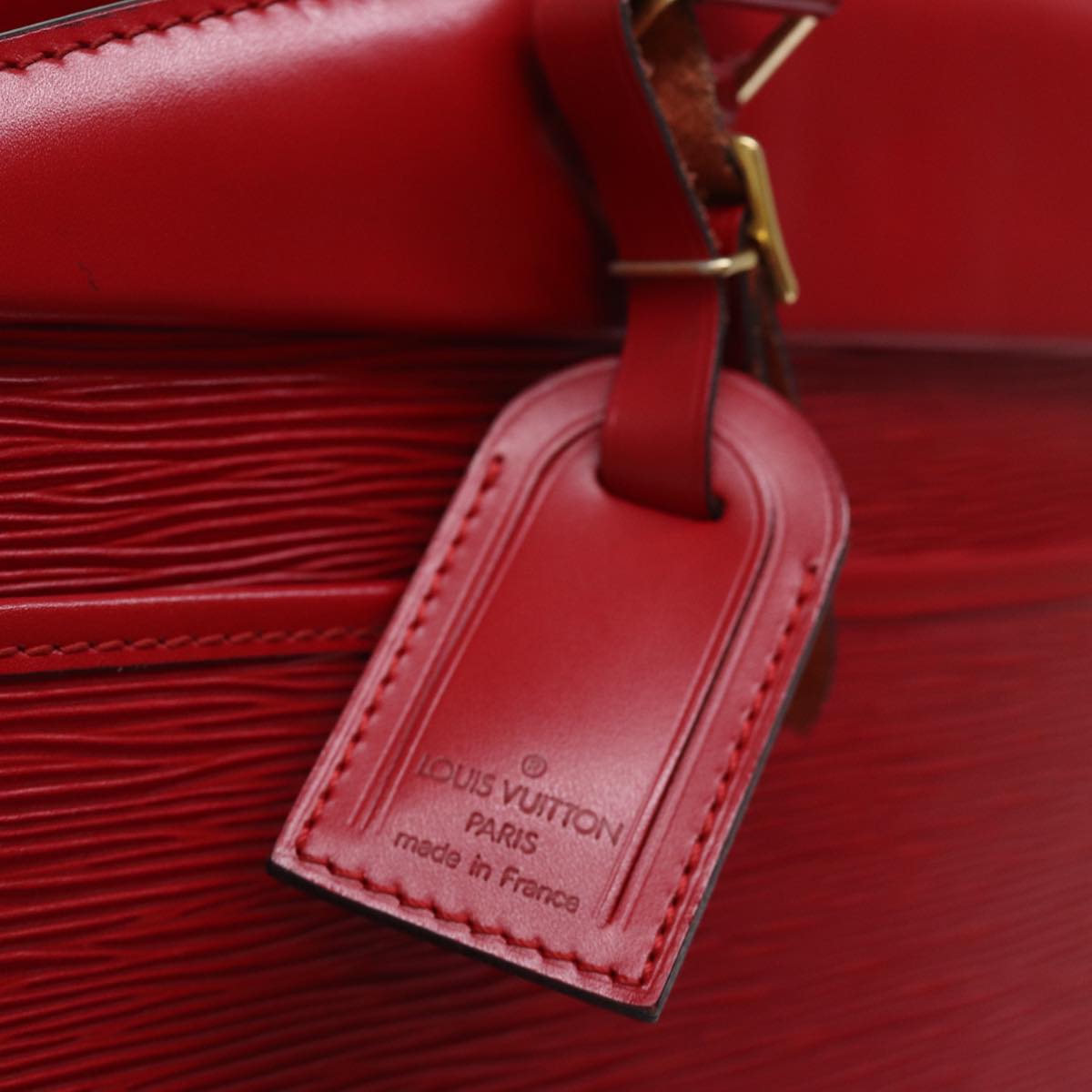 LOUIS VUITTON Epi Riviera Hand Bag Red M48187 LV 75273