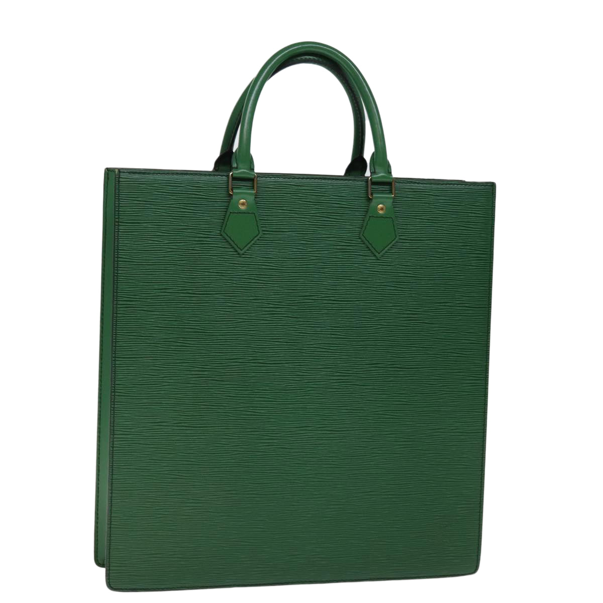 LOUIS VUITTON Epi Sac Plat Hand Bag Green M59084 LV 75274