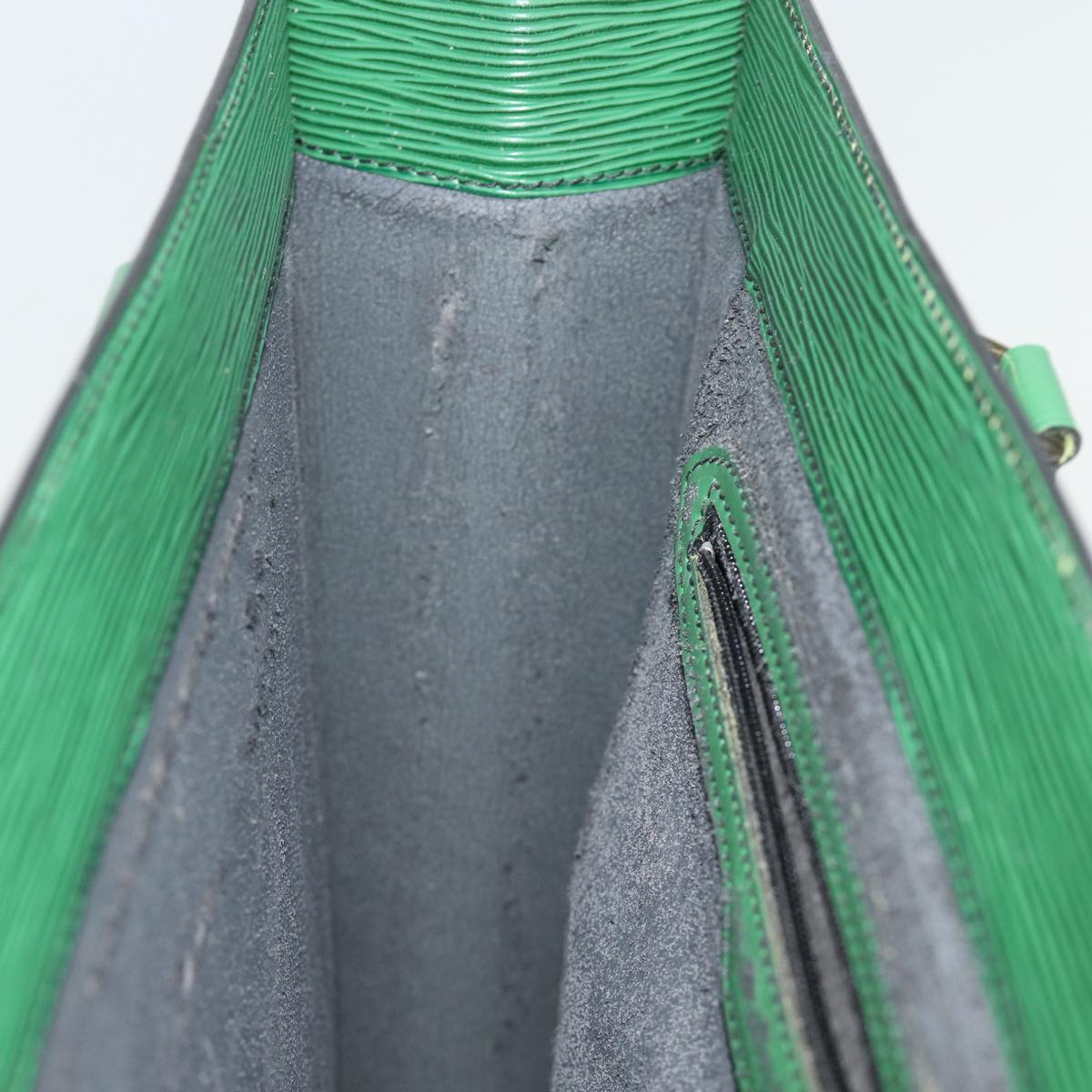 LOUIS VUITTON Epi Sac Plat Hand Bag Green M59084 LV 75274